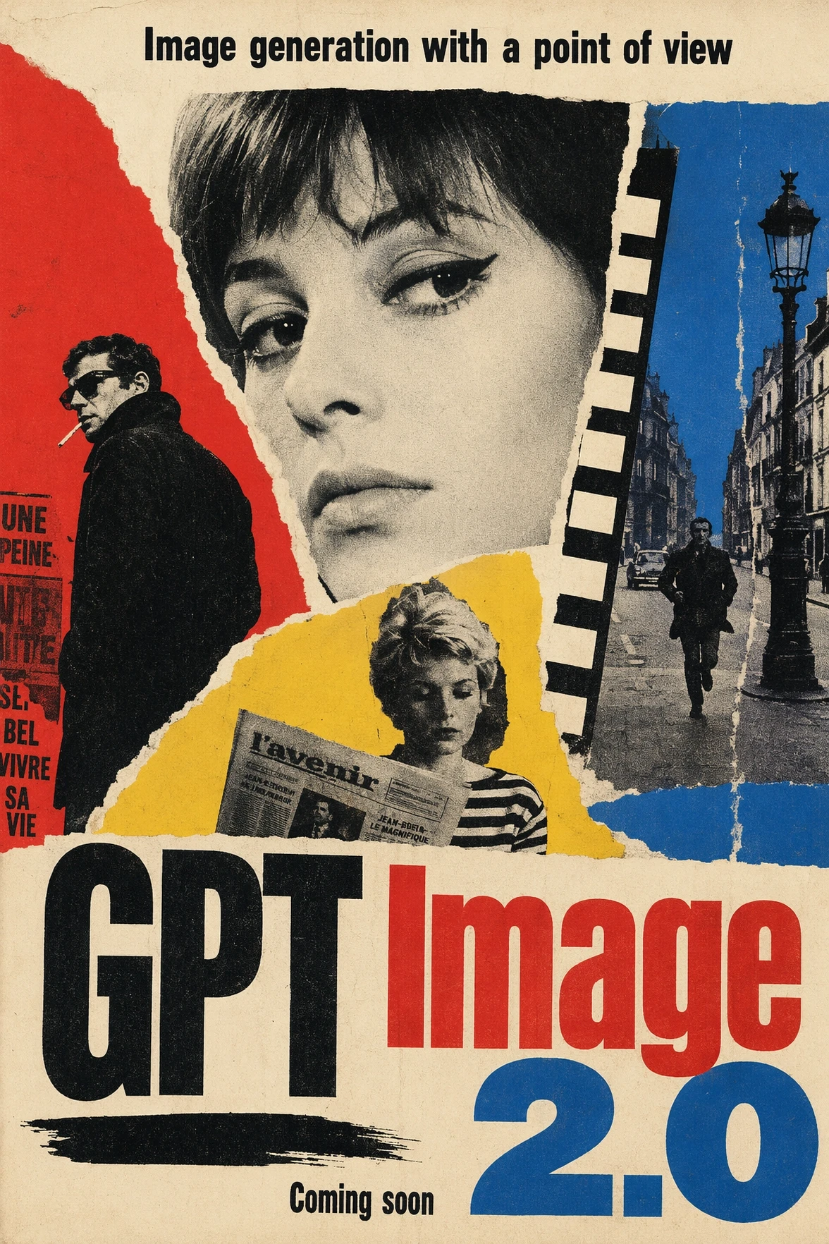 French New Wave poster