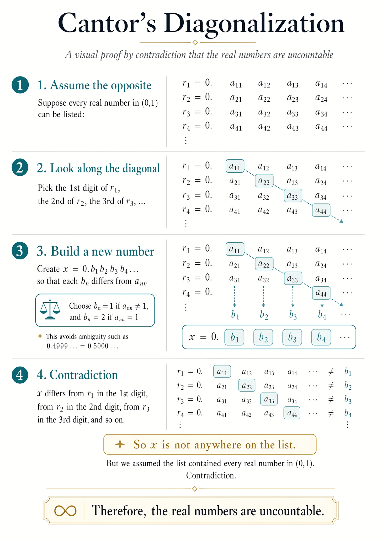 Structured technical visuals