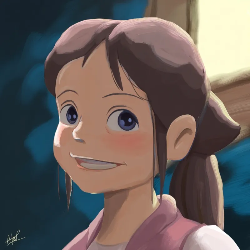 ジブリ風の女の子