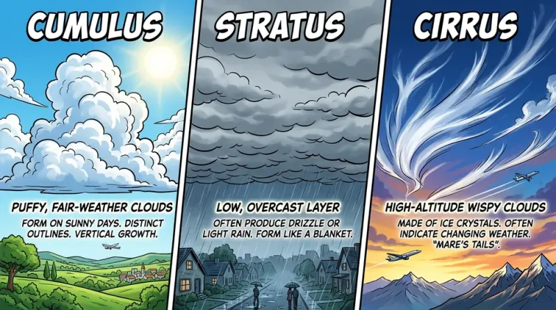 雲的種類三連對比