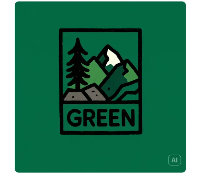 GREEN マウンテンバッジ
