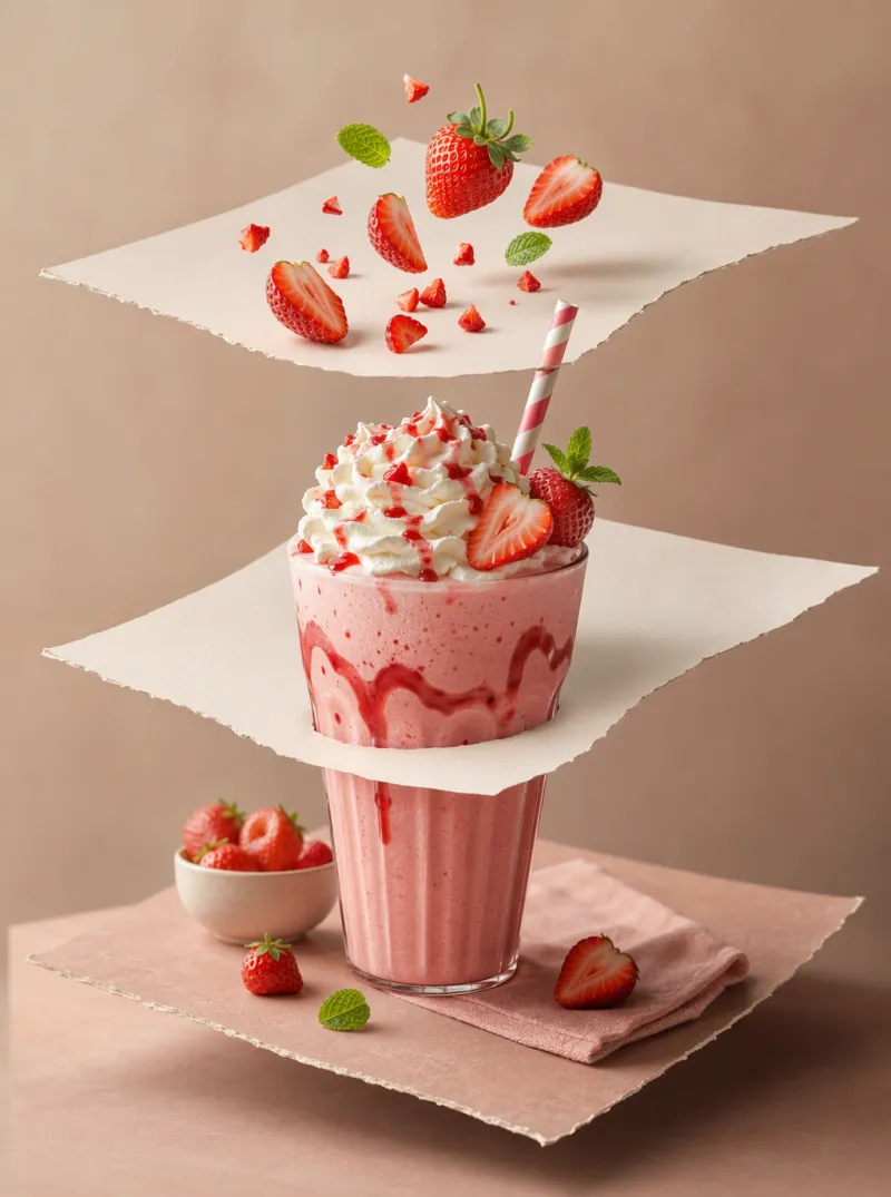 Food-KV mit Layer-Elementen