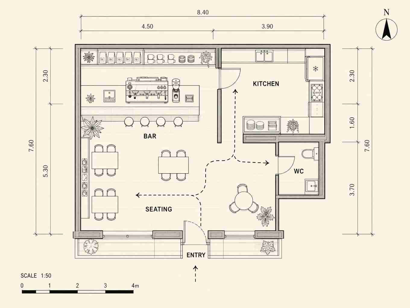 Floor plans & space layouts