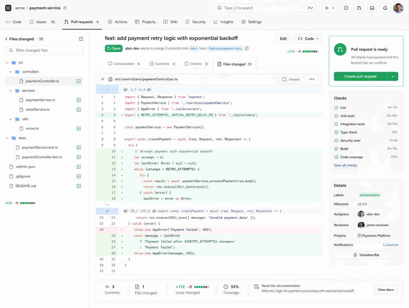 Engineering tasks