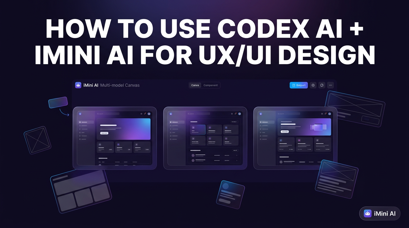 How to Use Codex AI + iMini AI for UX/UI Design (2026 Workflow) | iMini AI