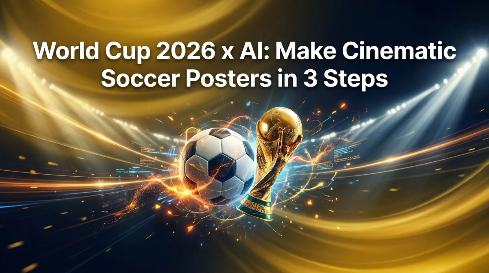 World Cup 2026 x AI Image Generation: Make Cinematic Soccer Posters in 3 Steps