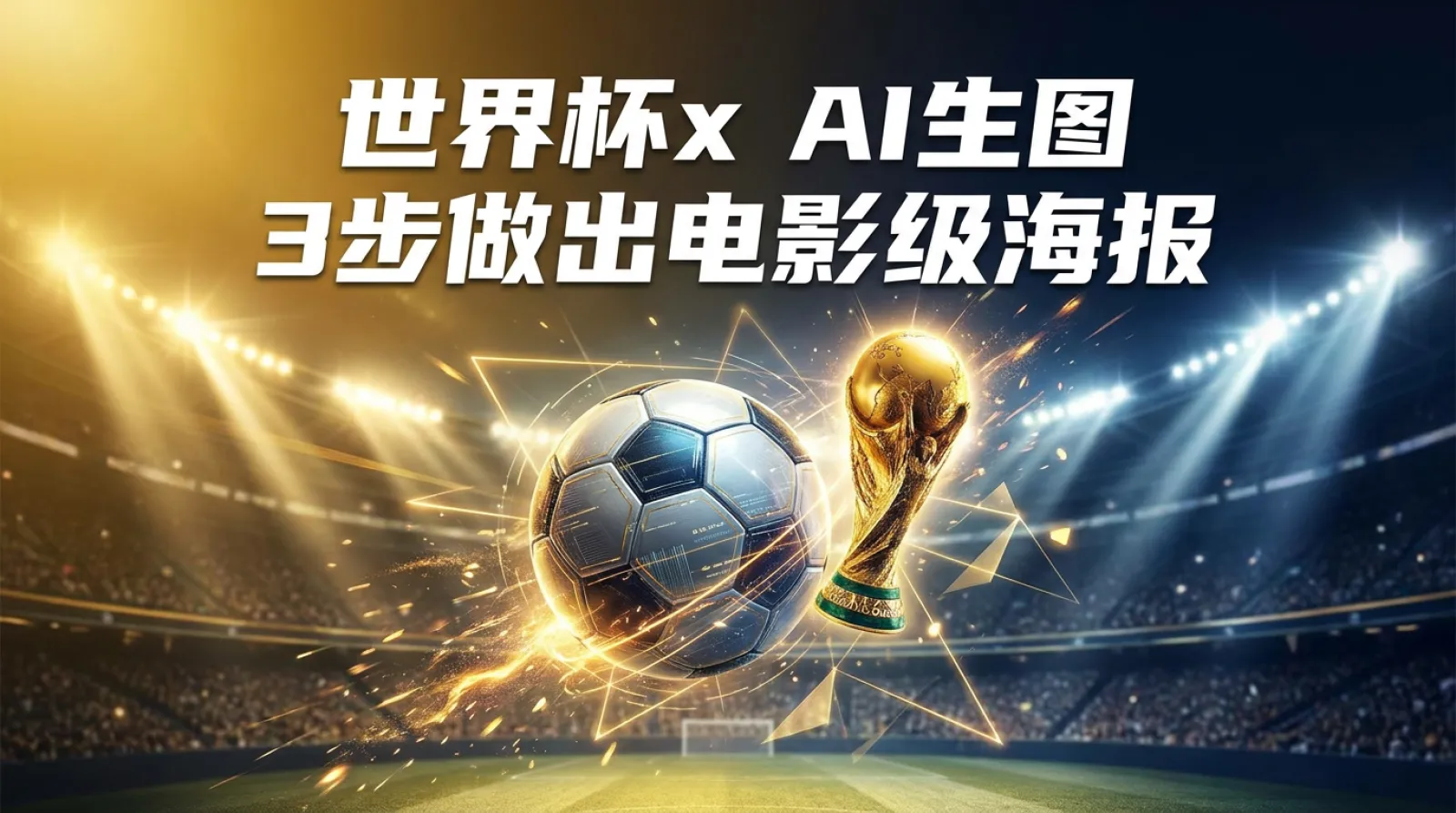 2026世界杯×AI生图：3步做出电影级球星海报（附提示词）