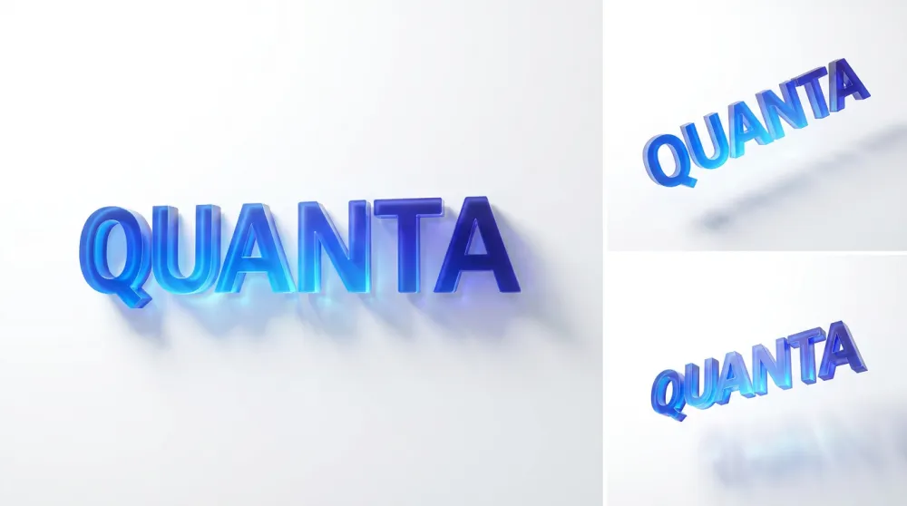 Minimalist tech startup wordmark logo generated with Codex AI — geometric sans-serif, electric blue