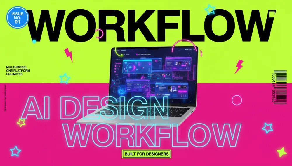 Designer using AI tools in a modern multi-model workflow