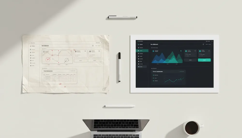Before and after Codex AI in graphic design — traditional workflow vs AI-powered design generation