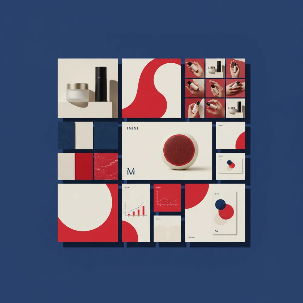 Prompt-to-image planning board for iMini visual assets