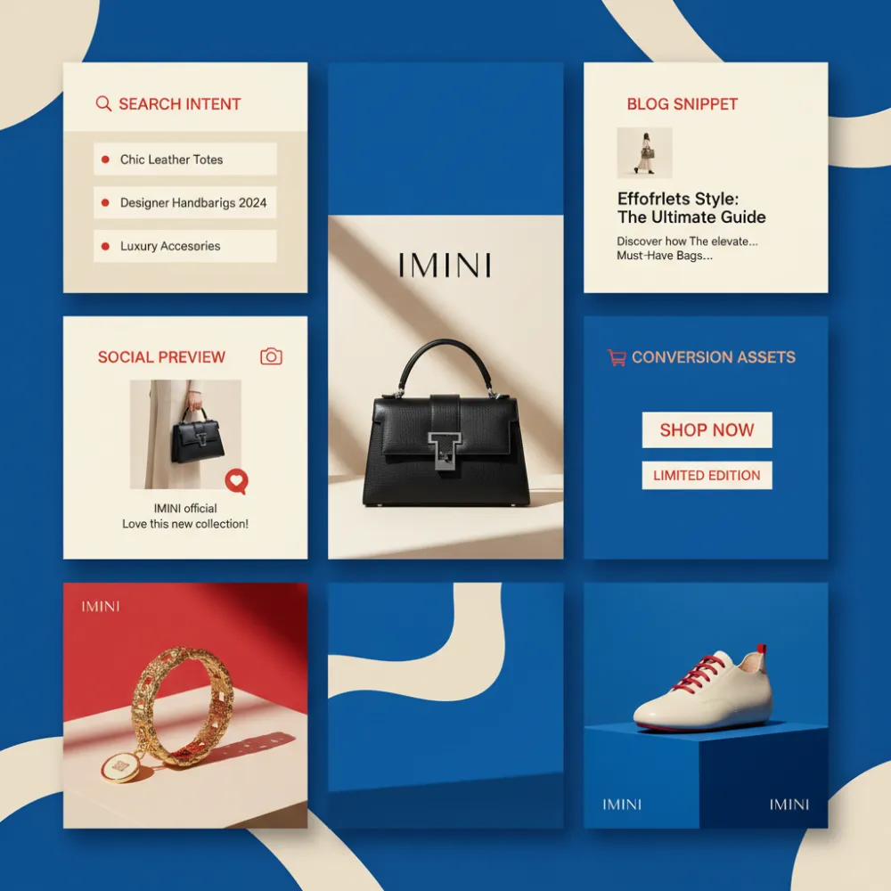SEO funnel for iMini multi-model AI content