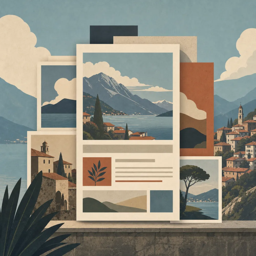 A calm trust-focused scene showing a secure creative workspace.