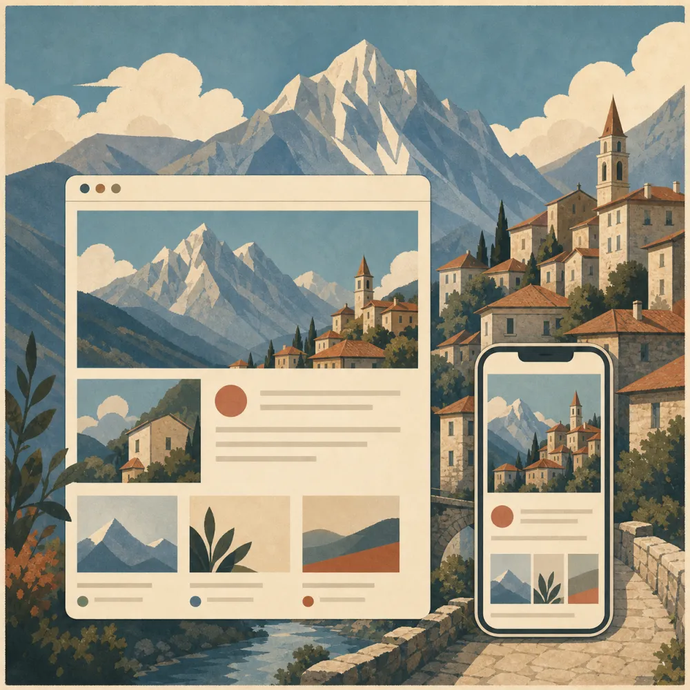 A CTA section image with finished visuals and open space for conversion copy.