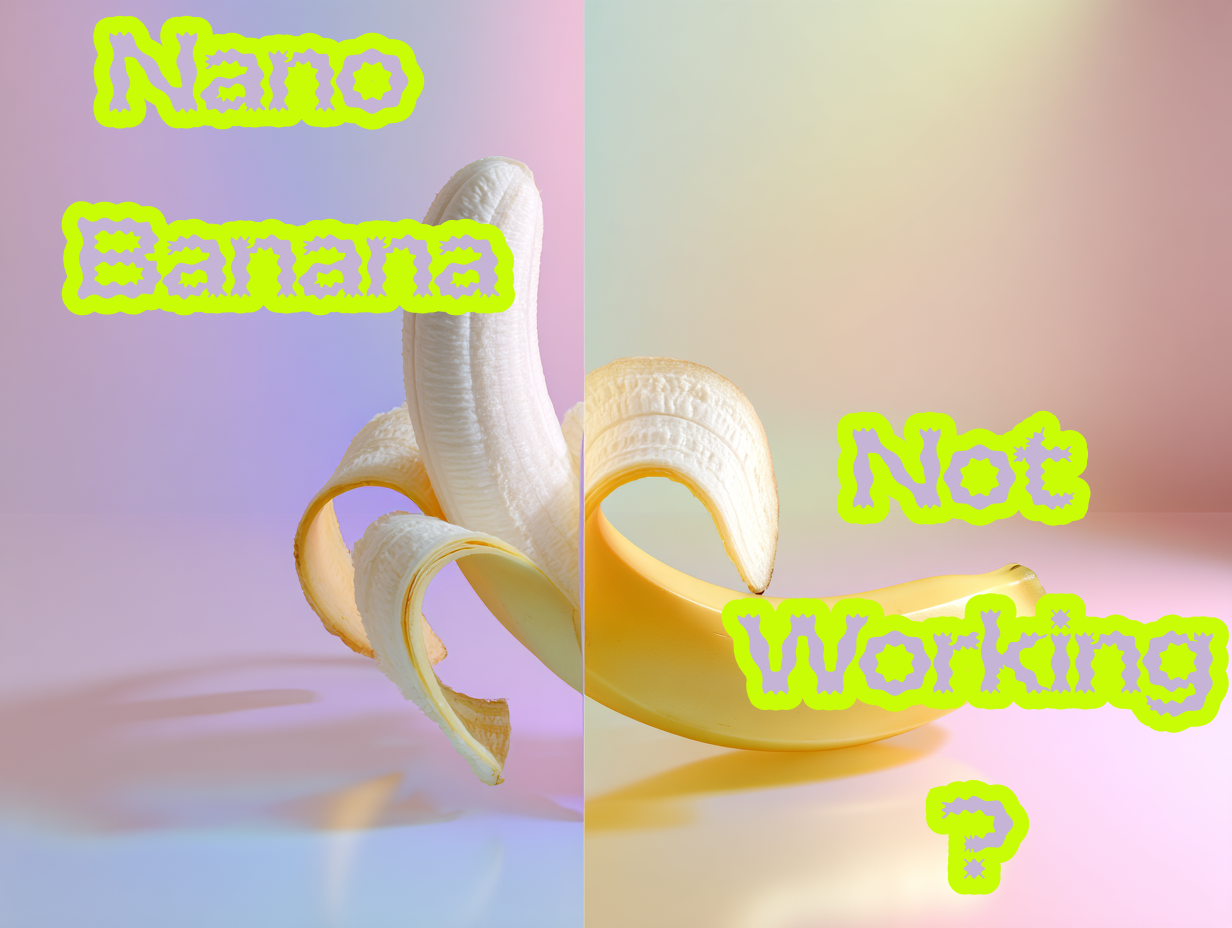 Gemini-Nano Banana Not Working? 7 Common Problems and How to Fix Them