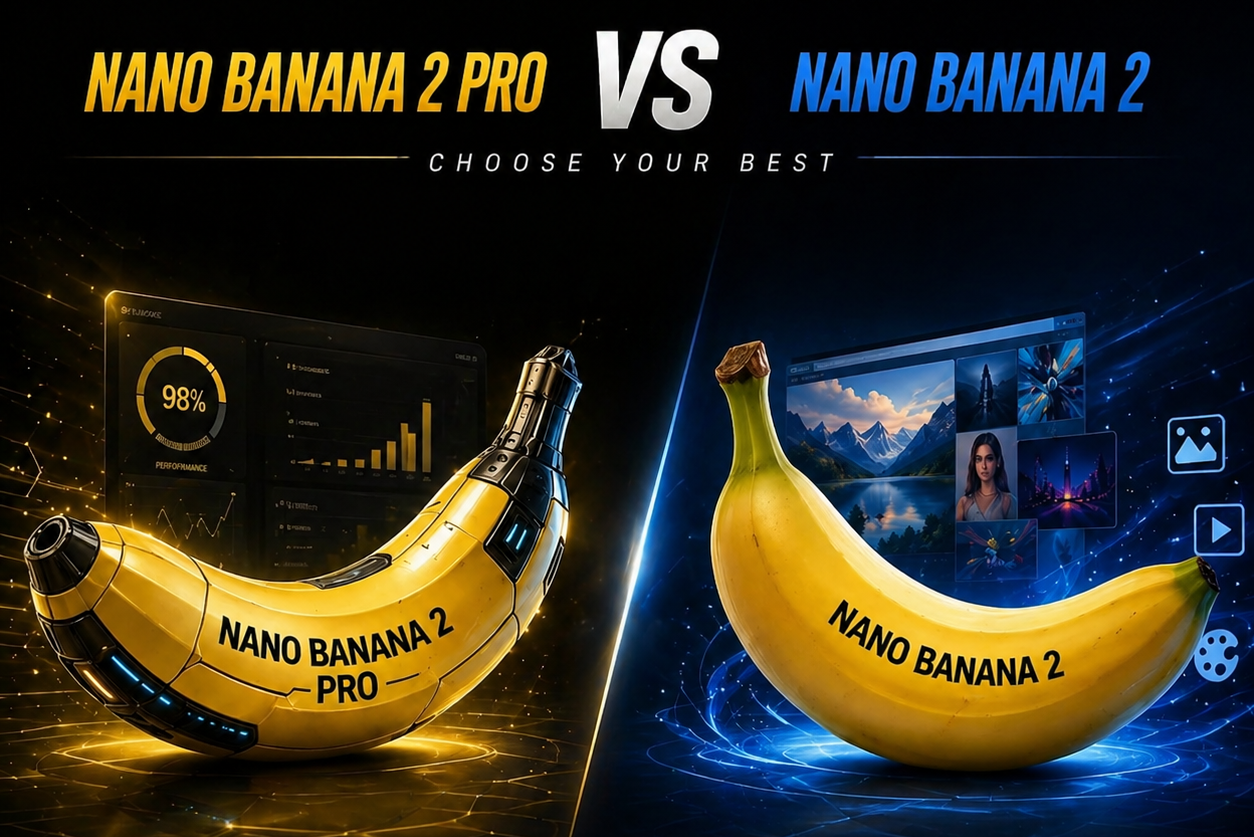 Nano Banana 2 Pro vs Nano Banana 2 Full Comparison 2026