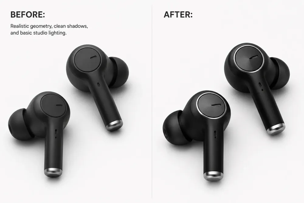 Gemini Omni generates headphones