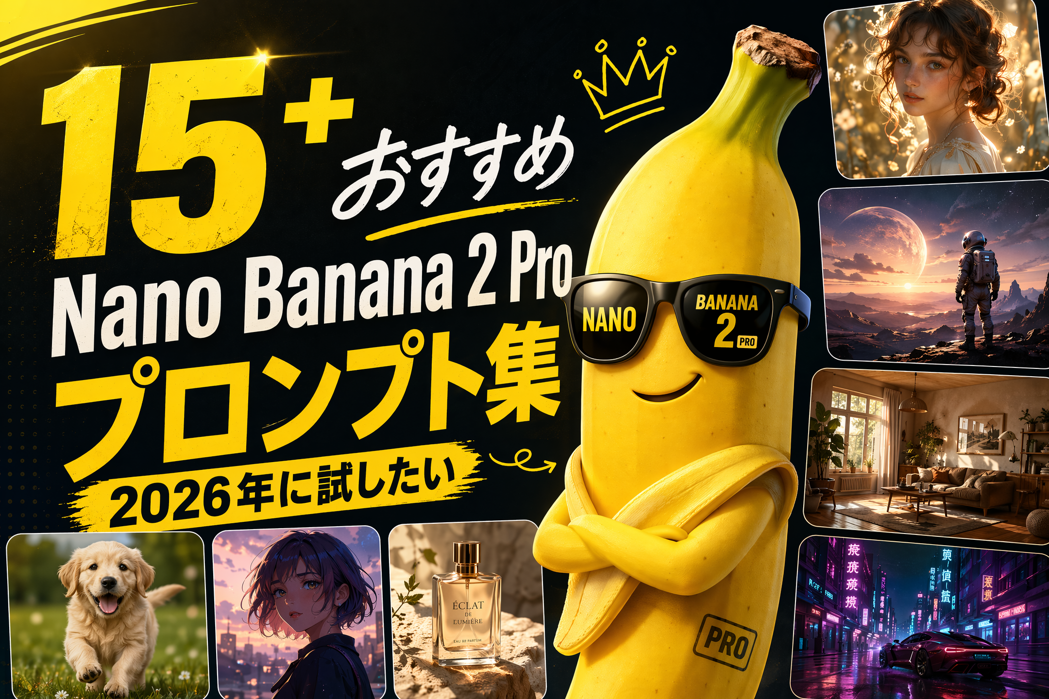 2026年に試すべきNano Banana 2 Proの人気プロンプト15選