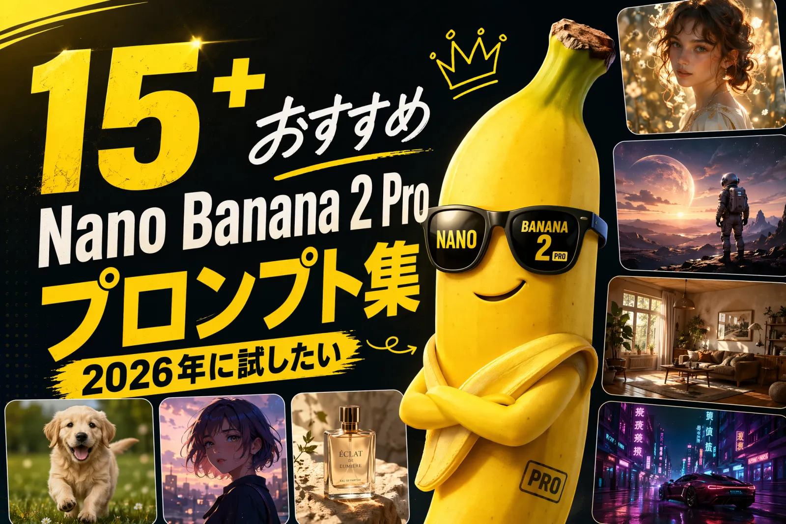 2026年に試すべきNano Banana 2 Proの人気プロンプト15選