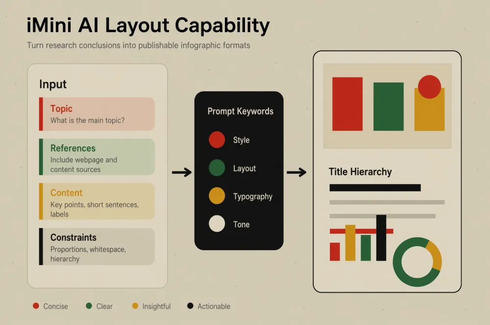 Body infographic layout created with iMini AI
