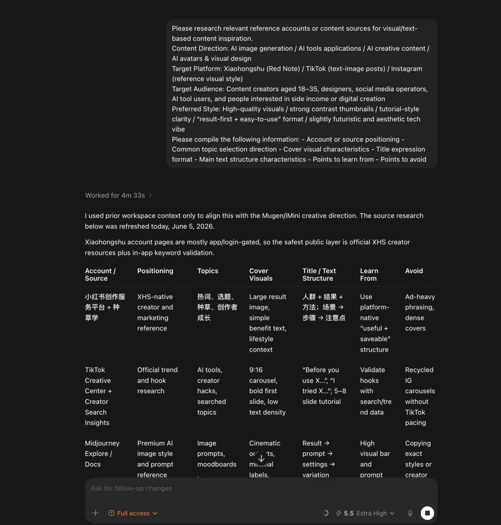 Finding viral benchmark accounts with Codex