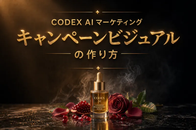 Codex AIマーケティングキャンペーンビジュアルの作り方(ステップバイステップ)