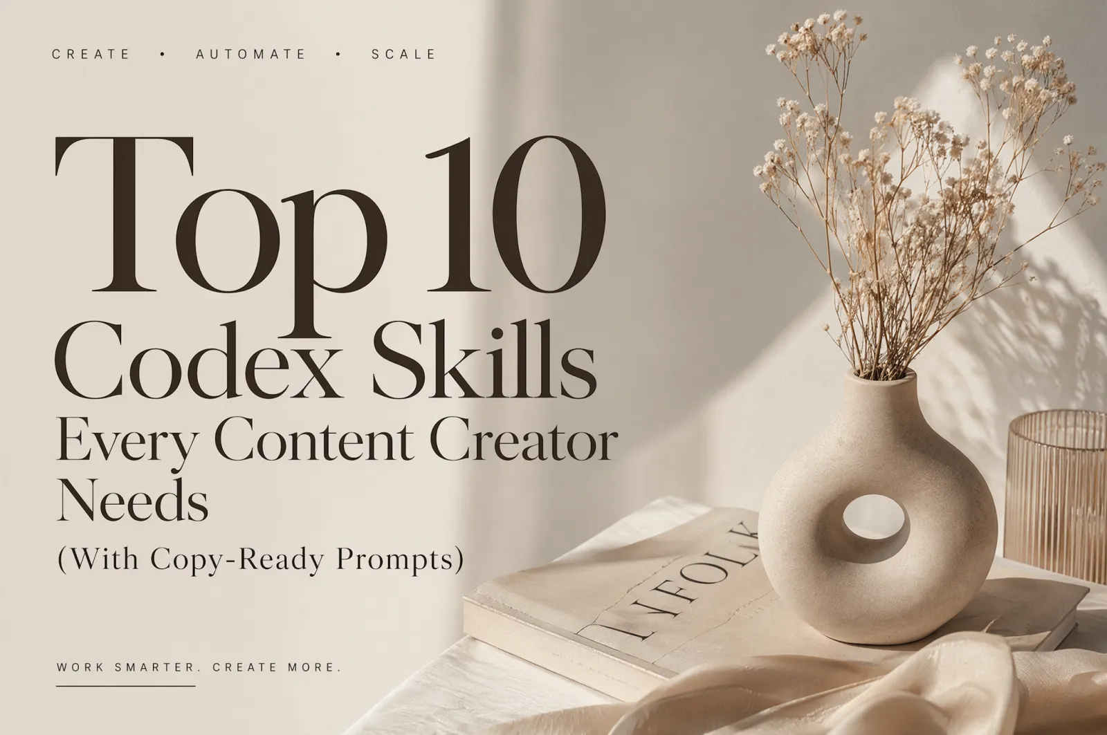 Top 10 Codex Skills Every Content Creator Needs (With Copy-Ready Prompts)