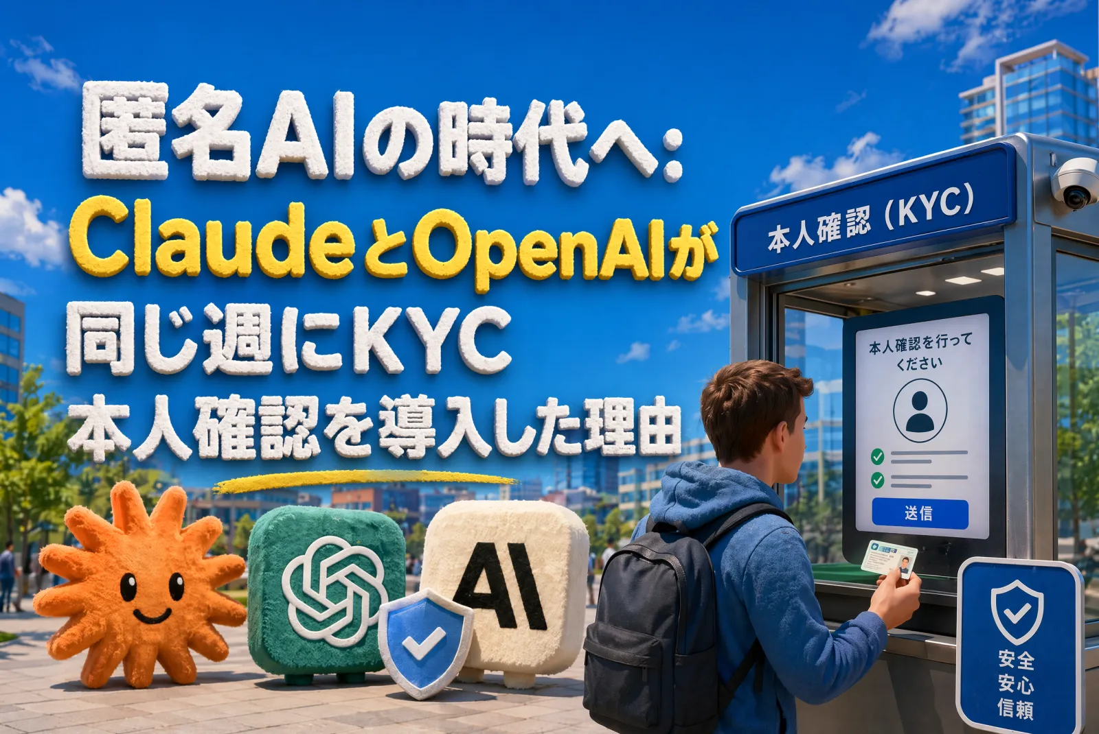 匿名AIの終わり:ClaudeとOpenAIが同じ週にKYCを導入した理由とプライバシーへの影響