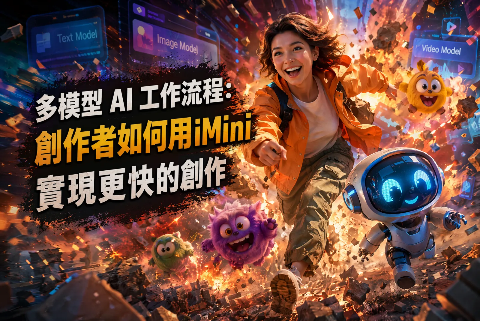 多模型 AI 工作流:創作者如何用 iMini 更快產出內容