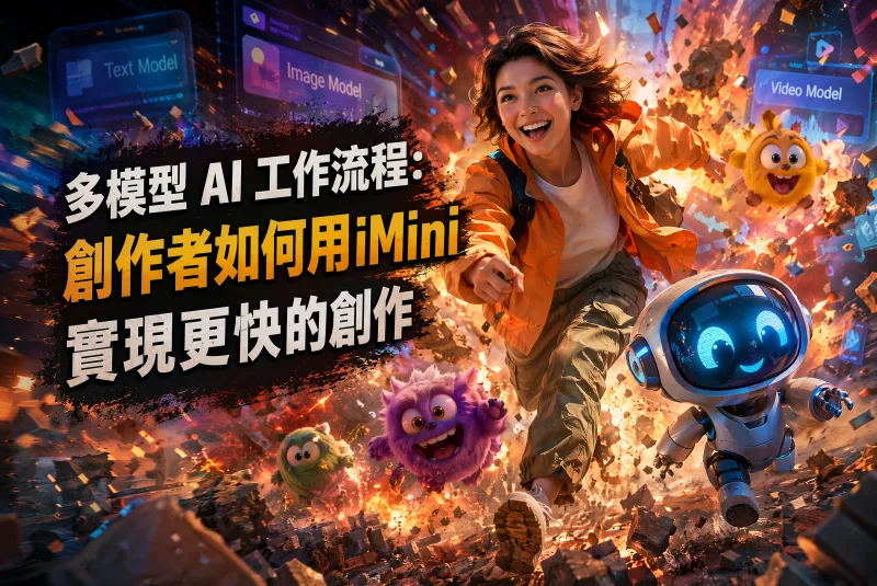多模型 AI 工作流：創作者如何用 iMini 更快產出內容
