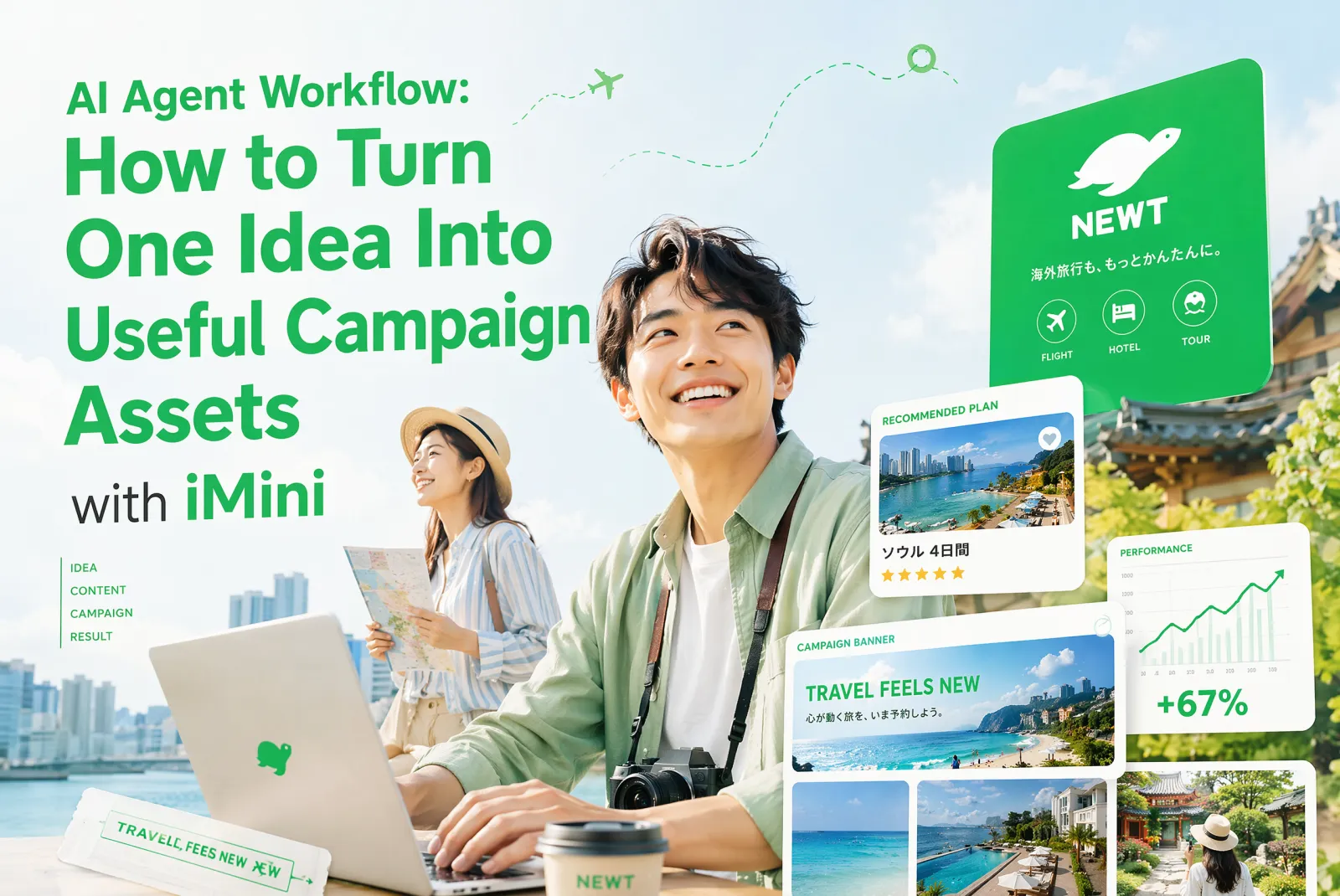 AI Agent Workflow: How to Turn One Idea into Useful Campaign Assets with iMini