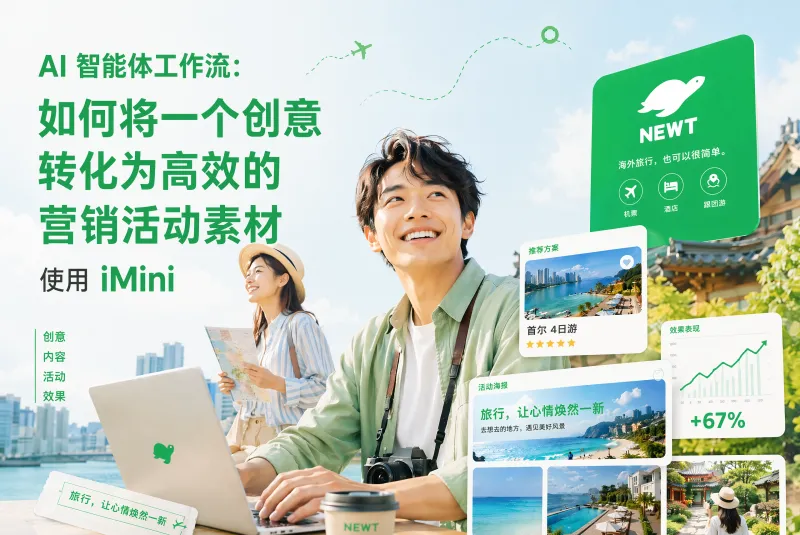AI Agent 工作流：用 iMini 把一个想法做成有用的 campaign 资产