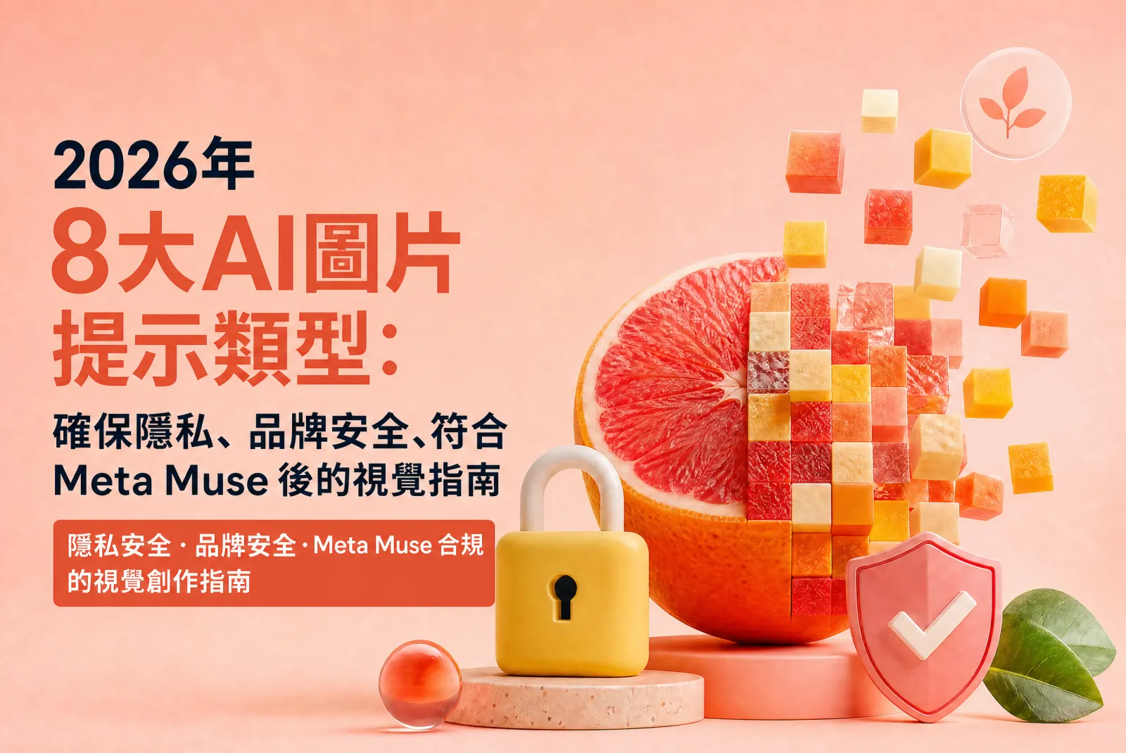 2026 年 Top 8 AI 圖片提示詞類型:從 Meta Muse 看隱私與品牌安全