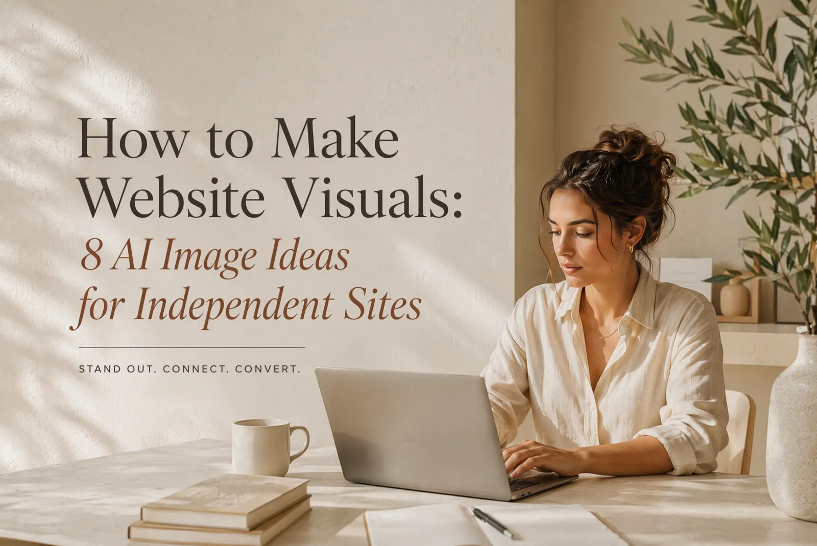 How to Make Website Visuals: 8 AI Image Ideas for Independent Sites