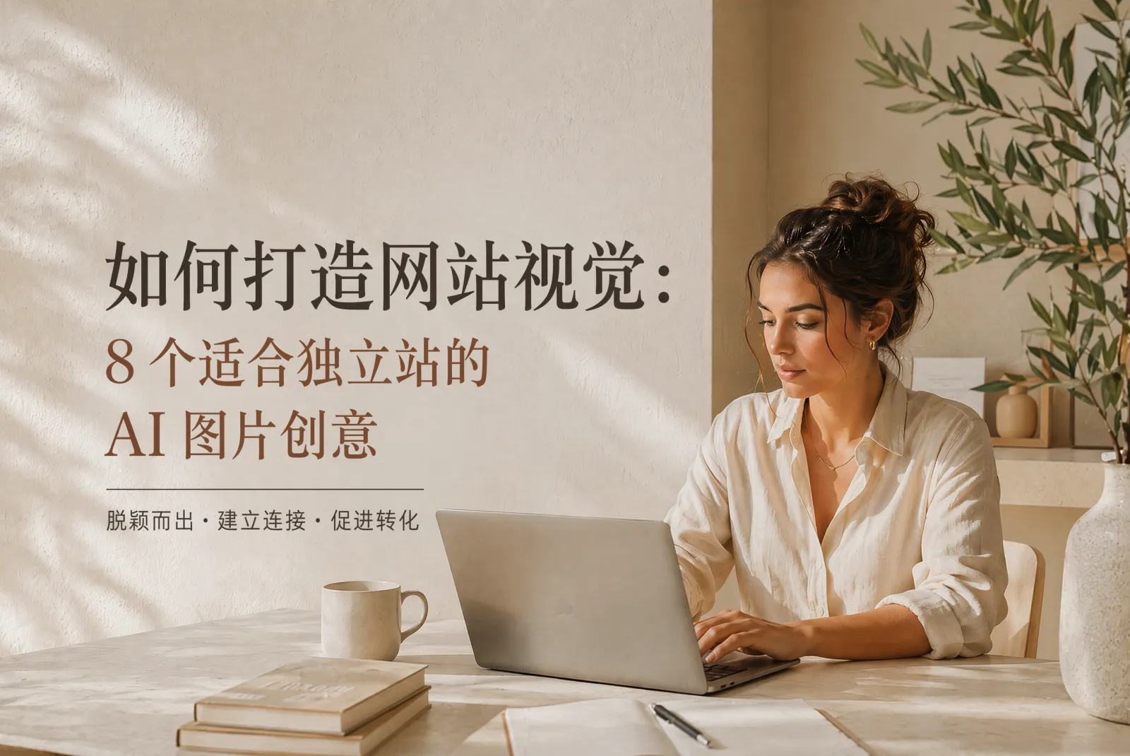 独立站配图怎么做:8 个适合网站页面的 AI 图片思路
