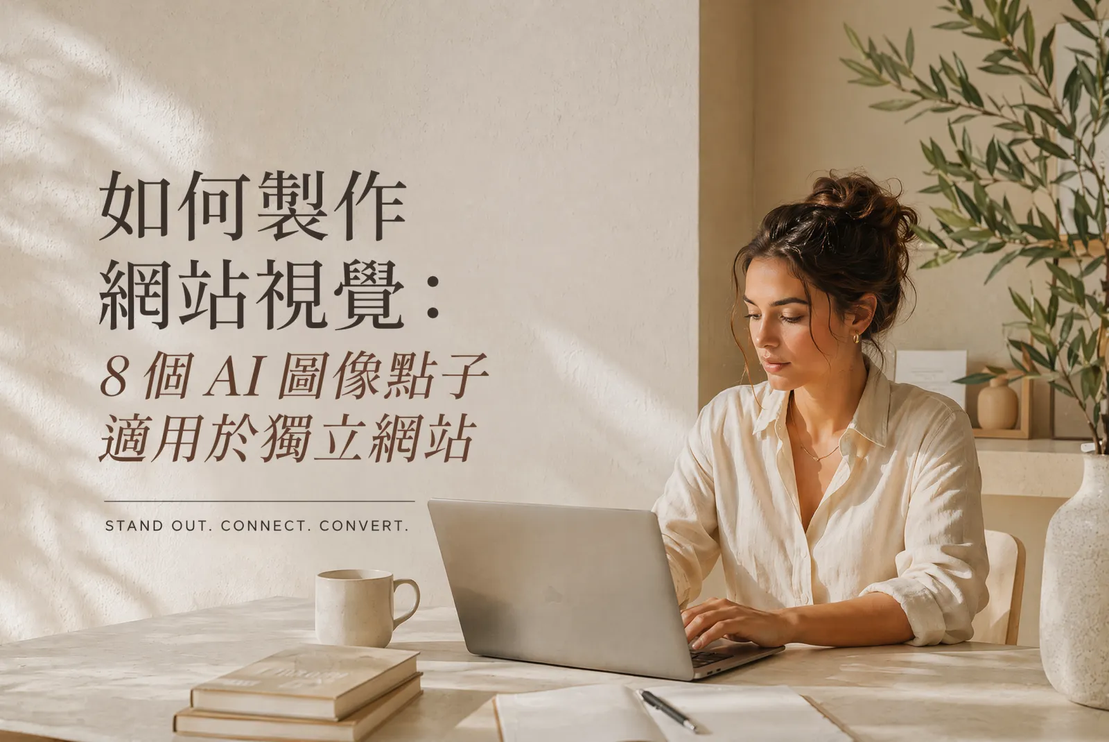 獨立站配圖怎麼做:8 個適合網站頁面的 AI 圖片思路