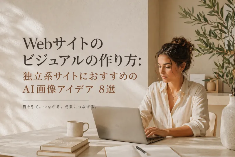 独立サイト画像の作り方:Webページに使えるAI画像アイデア8選