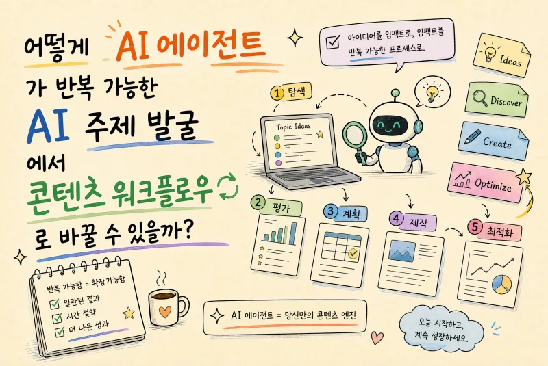 AI 주제 발굴: Agent로 신호를 찾고 iMini로 콘텐츠화하기