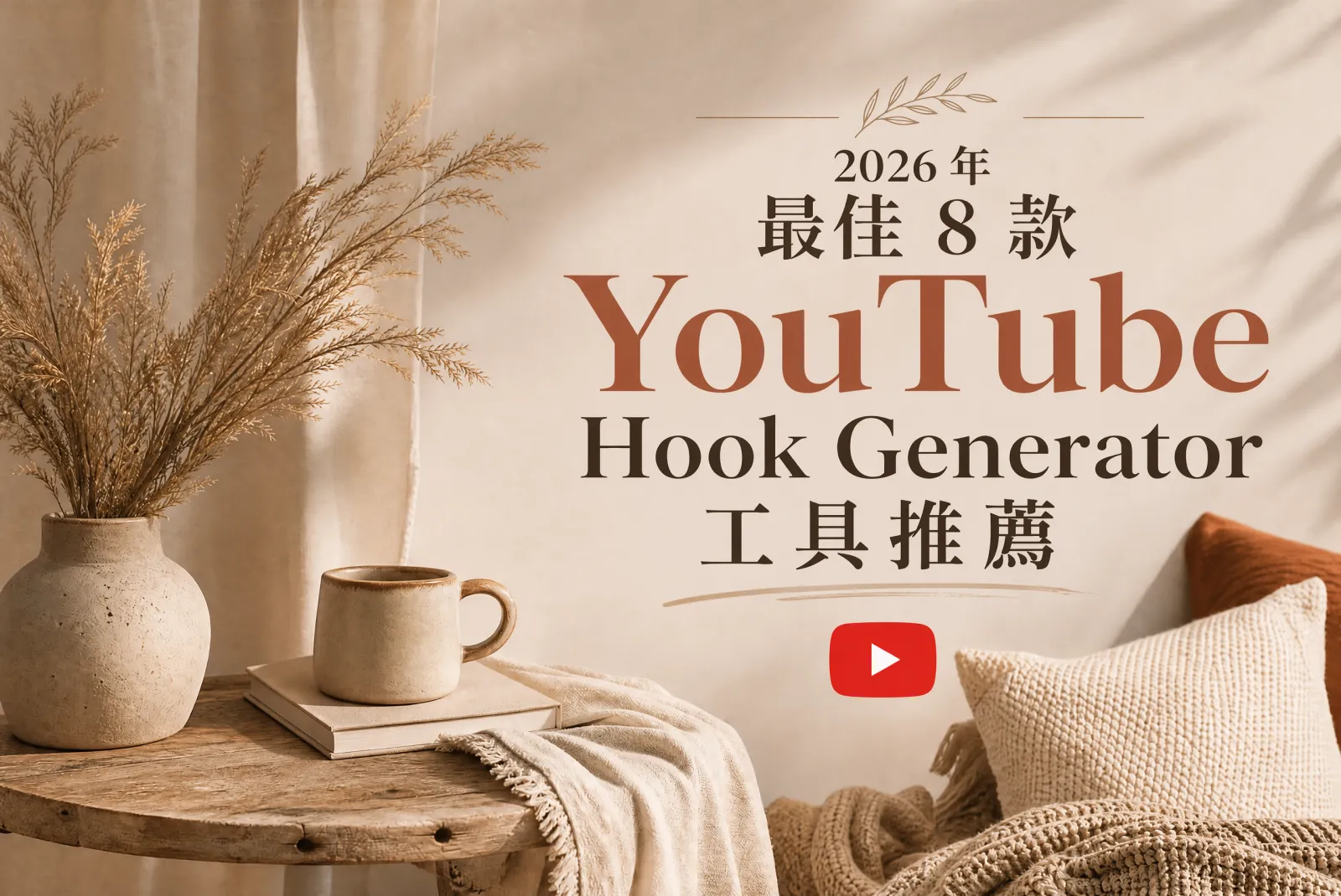2026 年 8 款最佳 YouTube Hook 生成器工具