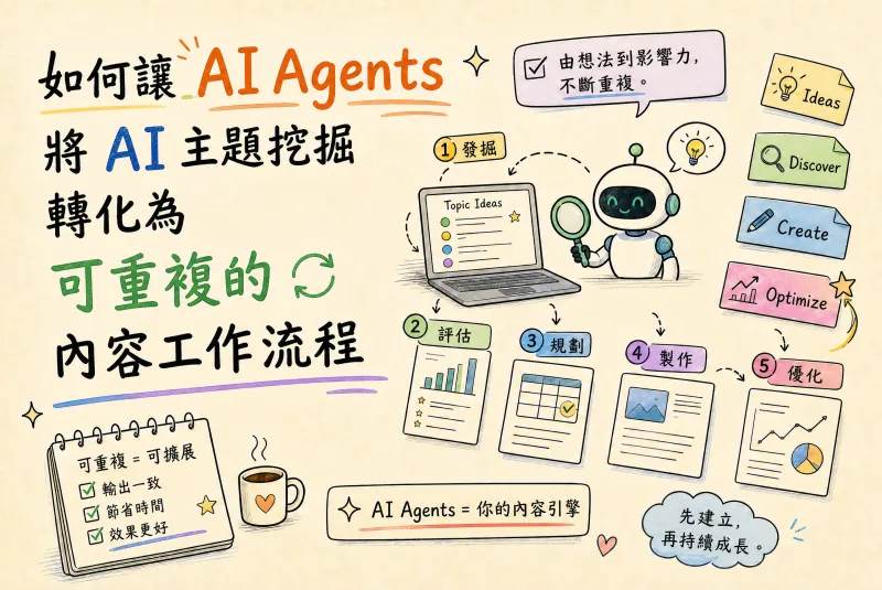 把每天的 AI 選題交給 Agent 後終於找到了真正會爆的內容