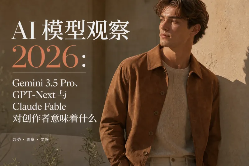 AI 模型观察 2026:Gemini 3.5 Pro、GPT-Next 与 Claude Fable 对创作者意味着什么