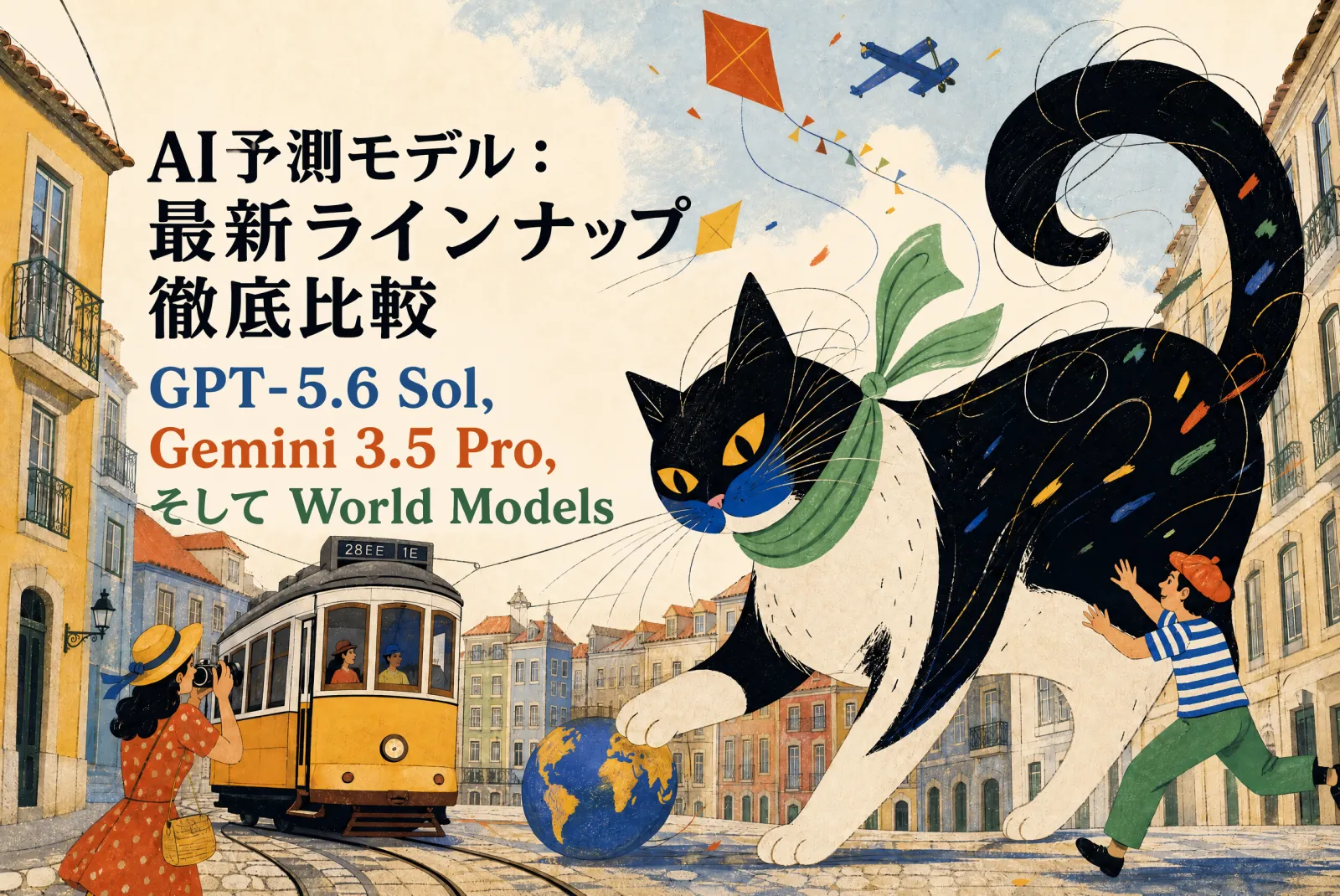 AI予測モデル最新動向：GPT-5.6 Sol、Gemini 3.5 Pro、ワールドモデル