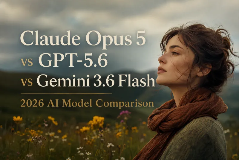 Claude Opus 5 vs GPT-5.6 vs Gemini 3.6 Flash: 2026 AI Model Comparison