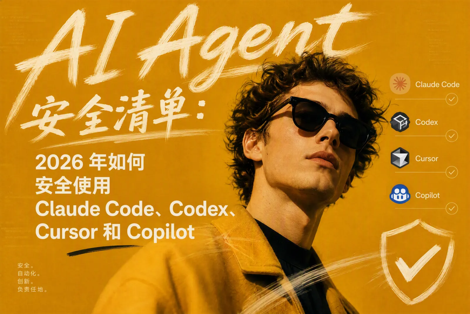 AI Agent 安全清单：2026 年如何安全使用 Claude Code、Codex、Cursor 和 Copilot