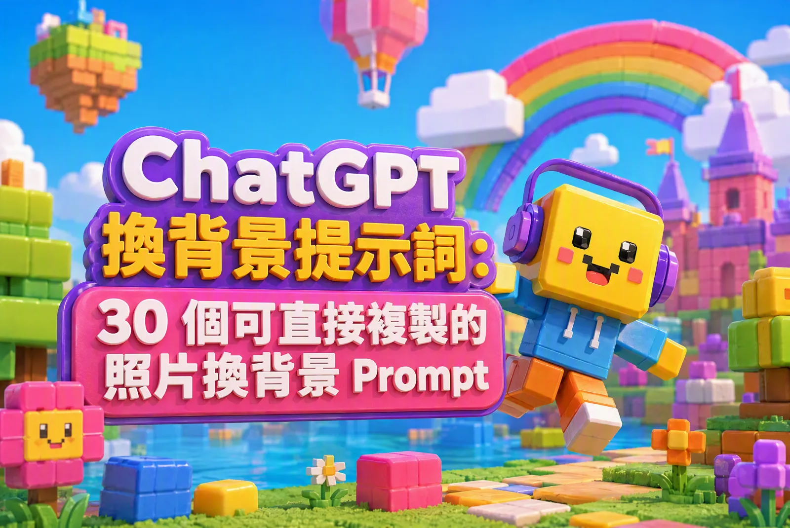 ChatGPT 換背景提示詞：30 個可直接複製的照片換背景 Prompt