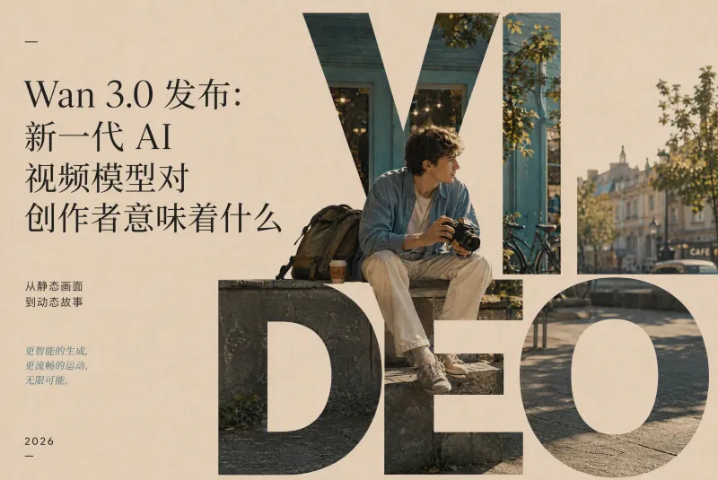 Wan 3.0 发布：新一代 AI 视频模型对创作者意味着什么