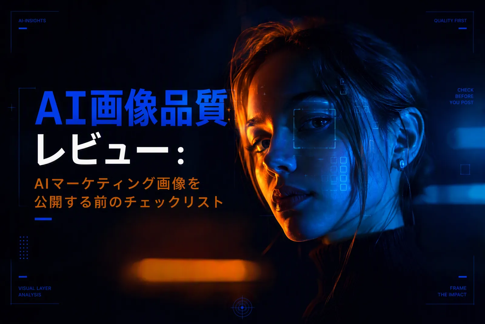 AI画像品質レビュー:AIマーケティング画像を公開する前のチェックリスト