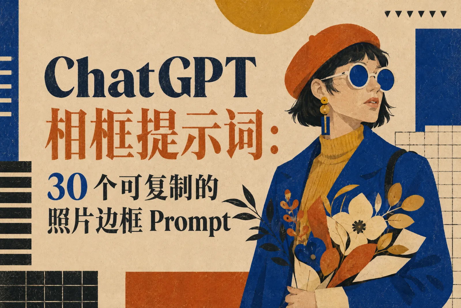 ChatGPT 相框提示词:30 个可复制的照片边框 Prompt
