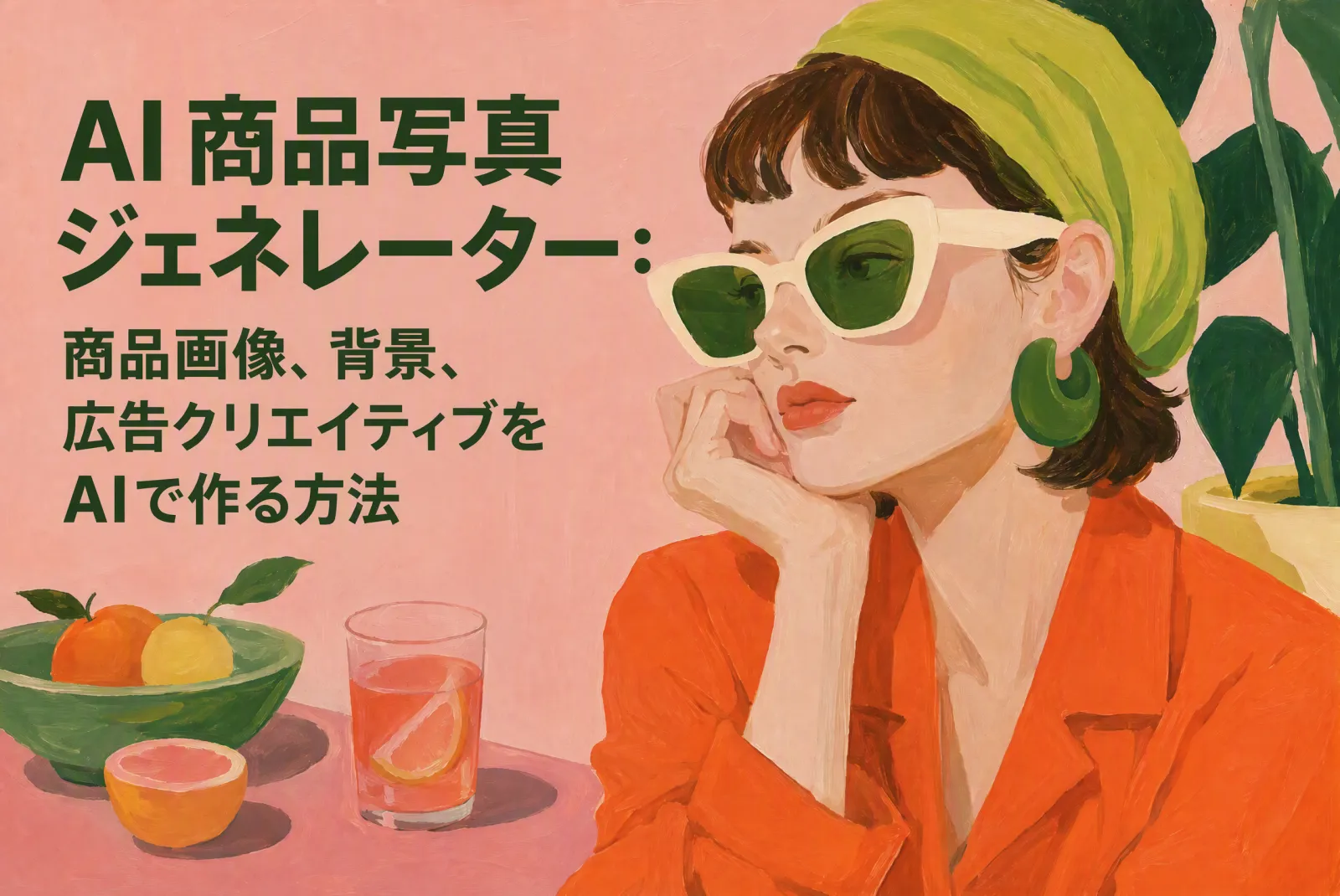 AI商品写真ジェネレーター：商品画像、背景、広告クリエイティブをAIで作る方法