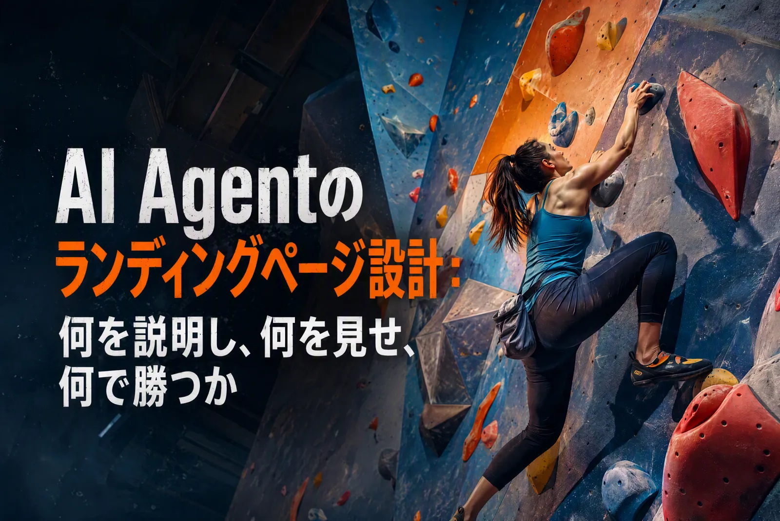 AI Agentのランディングページ設計：何を説明し、何を見せ、何で勝つか